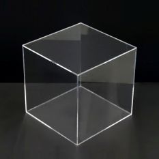 De bevel metaal Plexiglas kubus | 400x400x400mm | Bestel nu Online